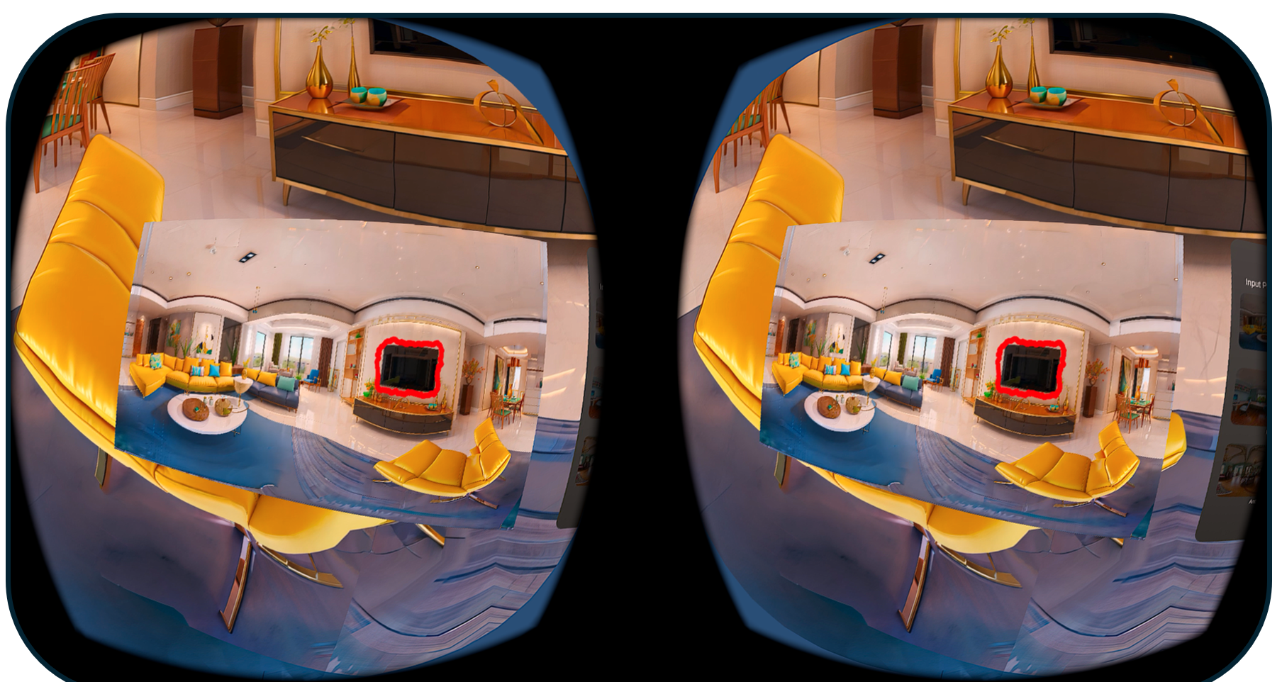 VR mask generation canvas